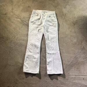 Levi's White Flare & Wide Leg Jeans